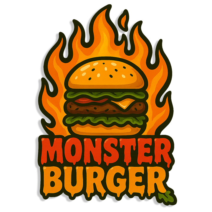 Monster Burger Logo
